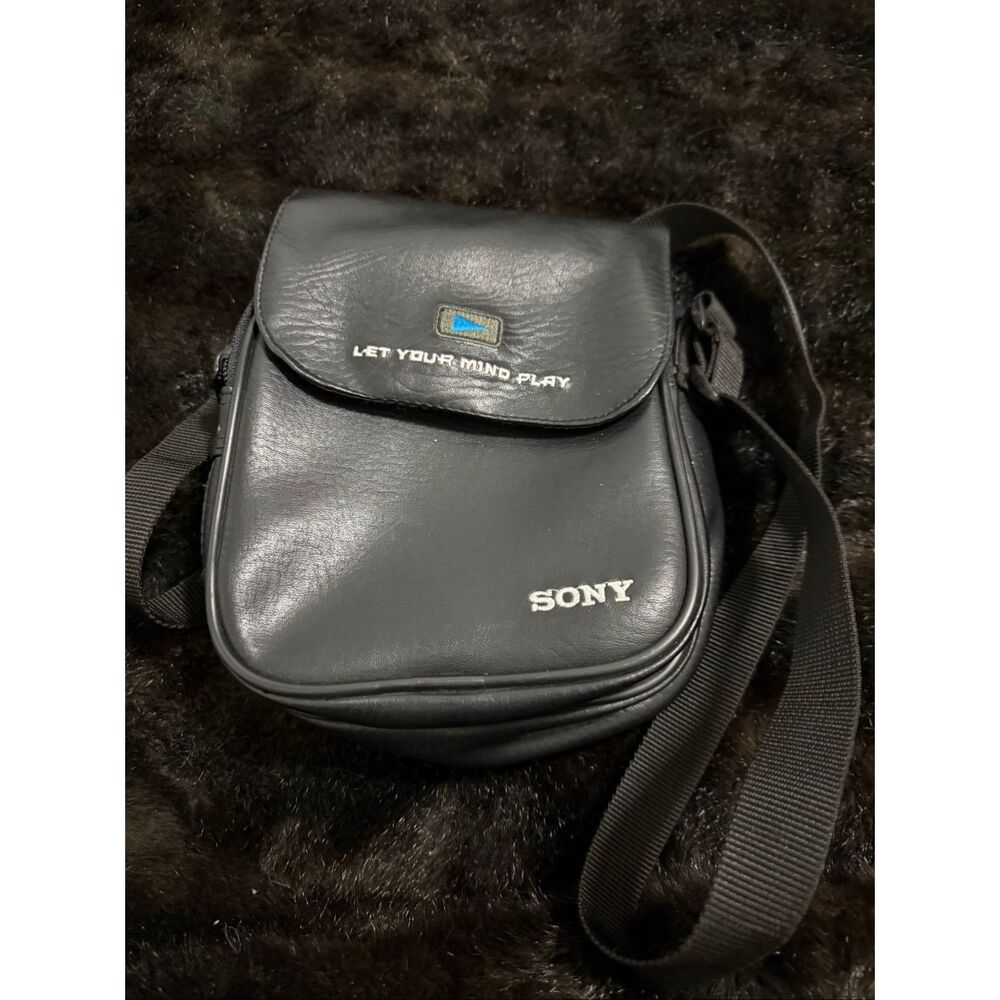 Vintage Sony “Let Your Mind‎ Play” Discman Walkman CD Projects  Bag Case 8x7